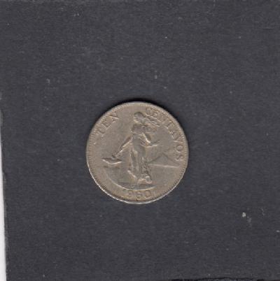 Beschrijving: 10 Centavos MOUNTY
